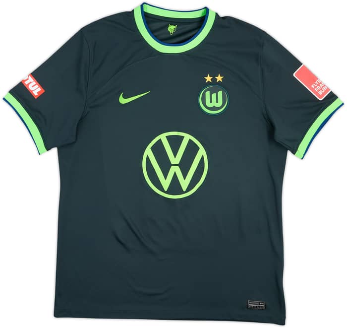 2022-23 Wolfsburg Frauen Away Shirt Oberdorf #5 - 8/10 - (Men's L)