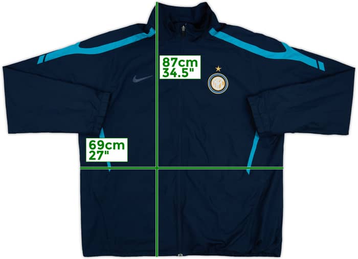 2010-11 Inter Milan Nike Track Jacket - 5/10 - (XXL)