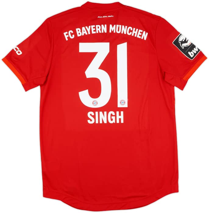 2019-20 Bayern Munich II Match Issue Home Shirt Singh #31