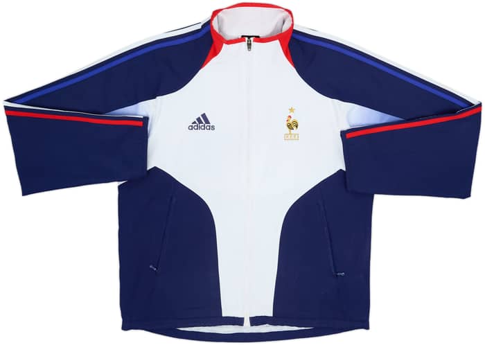 2002-04 France adidas Track Jacket - 8/10 - (M/L)