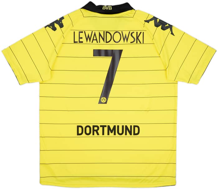 2010-11 Borussia Dortmund Home Shirt Lewandowski #7 - 6/10 - (XXL)