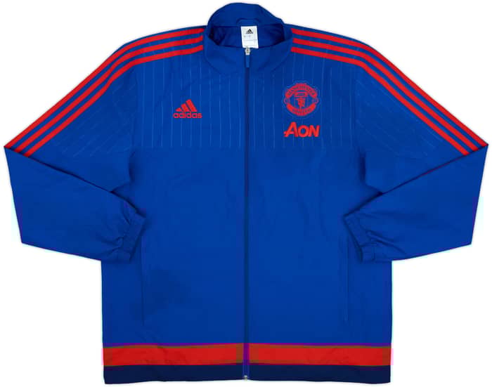 2015-16 Manchester United adidas Track Jacket - 8/10 - (L)