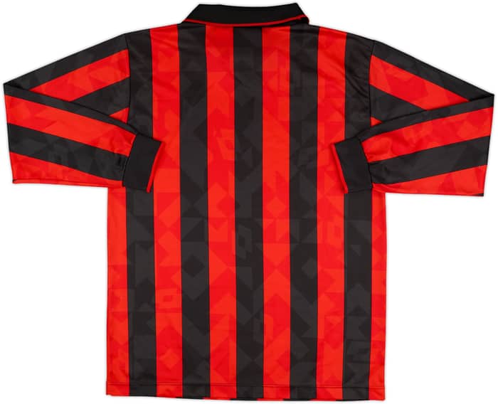 1994-95 AC Milan Home L/S Shirt - 6/10 - (L)