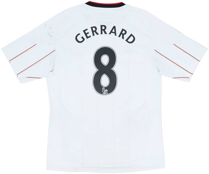 2010-11 Liverpool Away Shirt Gerrard #8 - 5/10 - (L)