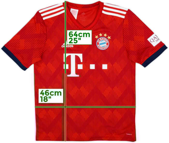 2018-19 Bayern Munich Home Shirt - 9/10 - (XL.Boys)