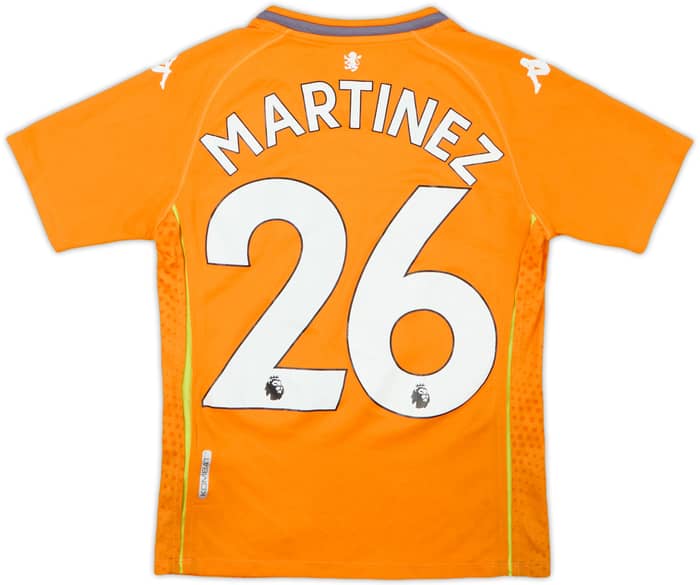 2020-21 Aston Villa GK S/S Shirt Martinez #26 - 8/10 - (M.Boys)