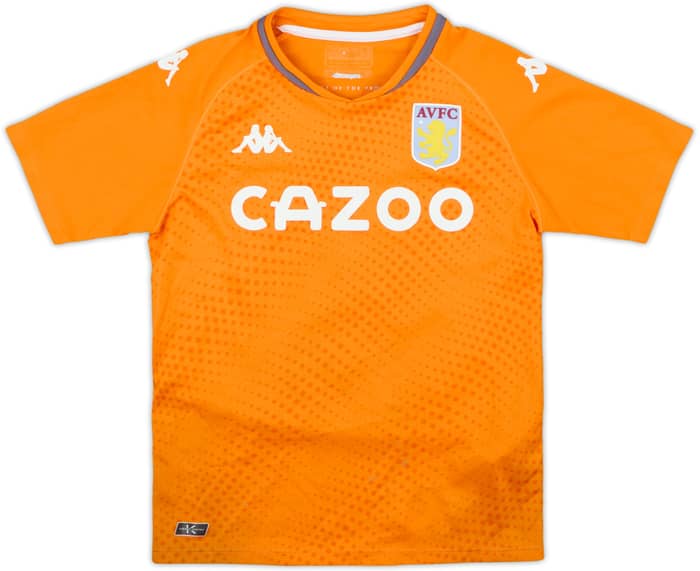 2020-21 Aston Villa GK S/S Shirt Martinez #26 - 8/10 - (M.Boys)