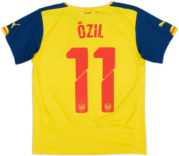 2014-15 Arsenal Away Shirt Ozil #11 - 5/10 - (XL.Boys)