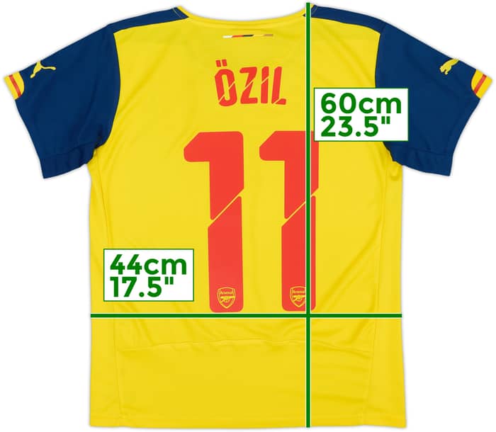 2014-15 Arsenal Away Shirt Ozil #11 - 5/10 - (XL.Boys)