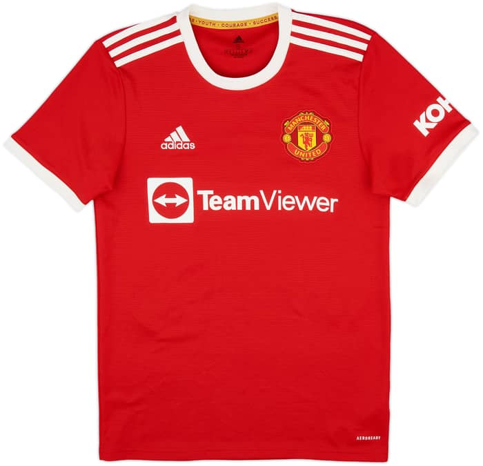 2021-22 Manchester United Home Shirt Ronaldo #7 - 8/10 - (S)
