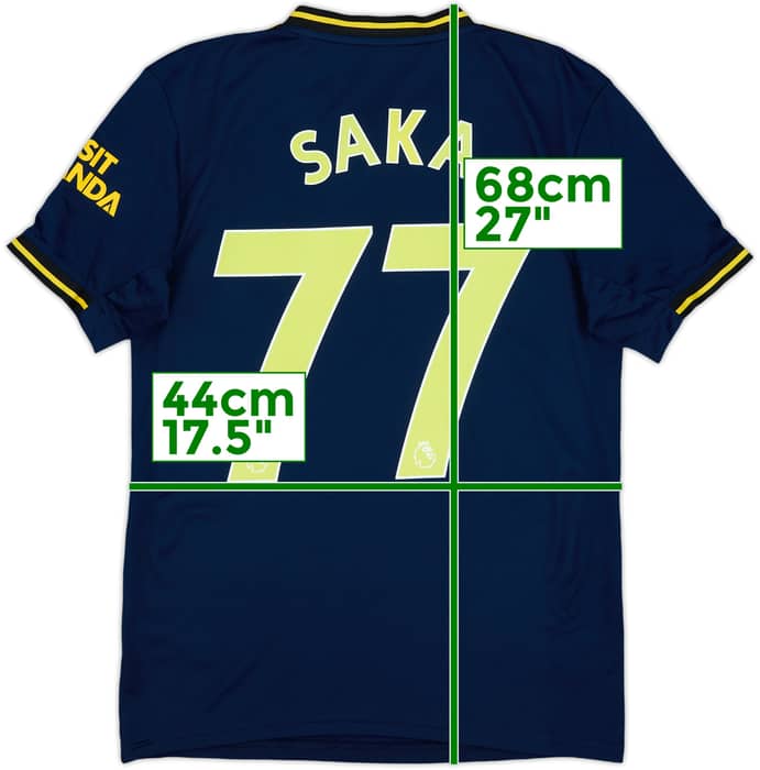 2019-20 Arsenal Third Shirt Saka #77 - 8/10 - (XS)