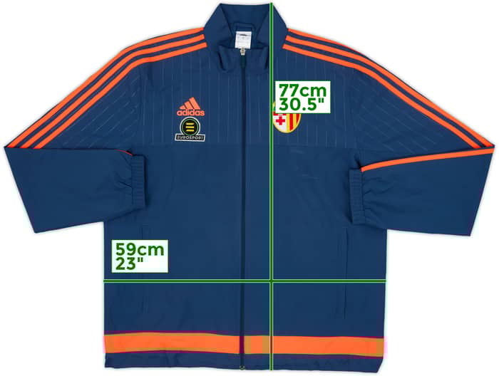 2014-15 Birkirkara adidas Track Jacket - 8/10 - (L)