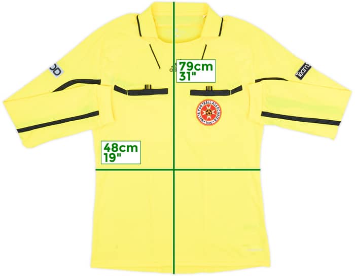 2010-11 Malta adidas Referee L/S Shirt - 7/10 - (M)