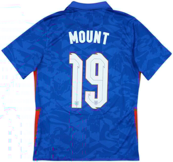 2020-21 England Away Shirt Mount #19 - 8/10 - (M)