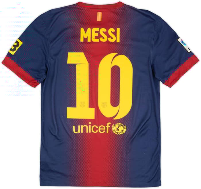2012-13 Barcelona Home Shirt Messi #10 - 6/10 - (S)