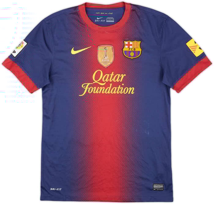 2012-13 Barcelona Home Shirt Messi #10 - 6/10 - (S)