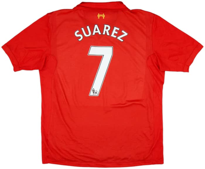 2012-13 Liverpool Home Shirt Suarez #7 - 7/10 - (XL)