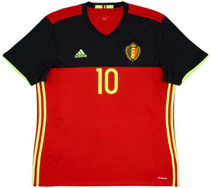 2016-17 Belgium Home Shirt E. Hazard #10 - 9/10 - (XL)