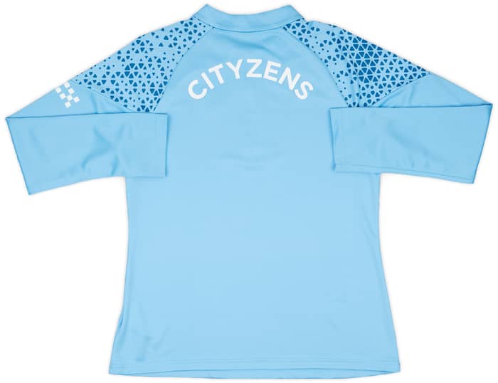 2023-24 Manchester City Women's Player Issue 1/4 Zip Training Top - 9/10