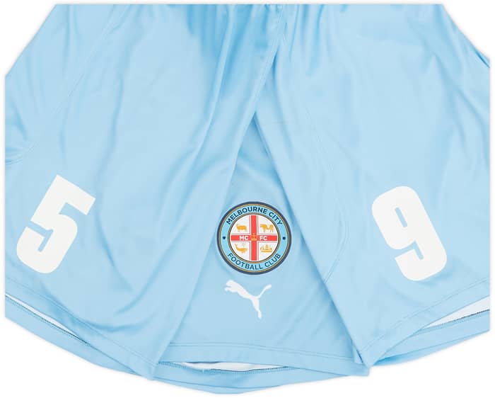 2021-22 Melbourne City Match Issue Home Shorts # - 3/10
