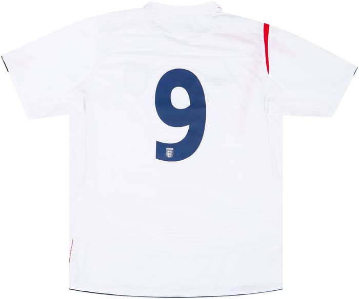 2005 England U-19 Match Issue European Championship Home Shirt #9 (Fryatt)