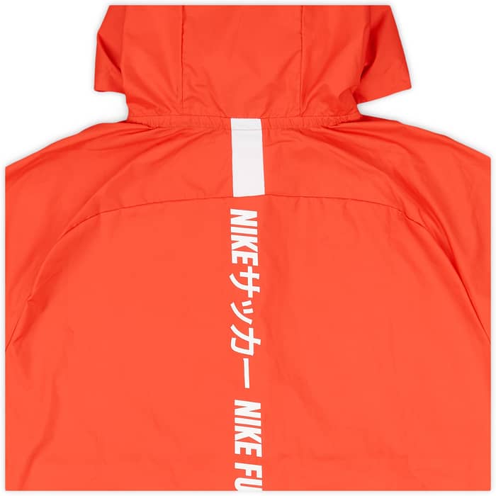 2018-19 Nike FC 1/4 Zip Hooded S/S Rain Jacket (L)