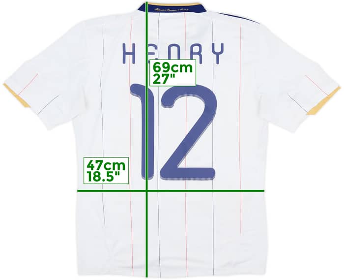 2009-10 France Away Shirt Henry #12 - 6/10 - (S)