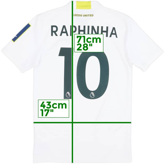 Camiseta de local del Leeds United 2021-22 Raphinha #10 - 6/10 - (XS)