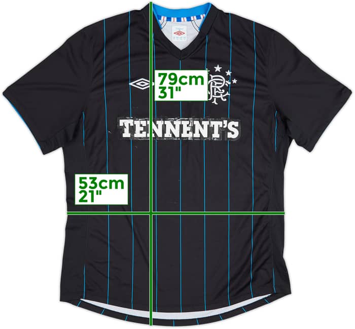 2012-13 Rangers Third Shirt - 4/10 - (XL)