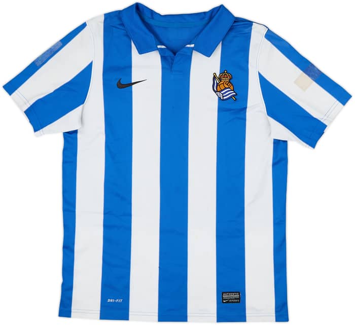2012-13 Real Sociedad Home Shirt - 4/10 - (S)