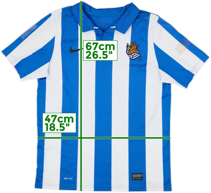 2012-13 Real Sociedad Home Shirt - 4/10 - (S)