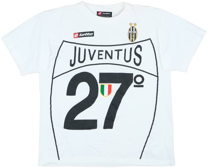 2002-03 Juventus Lotto 'Campioni D'Italia 2003' Graphic Tee - 6/10 - (XL)