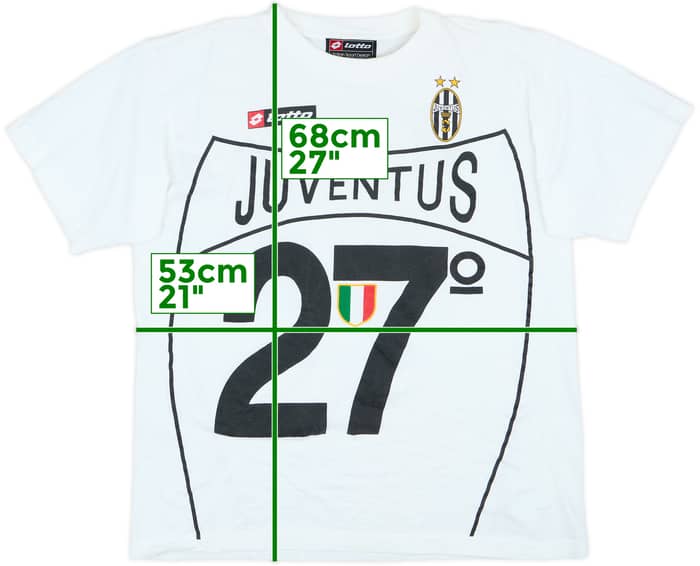 2002-03 Juventus Lotto 'Campioni D'Italia 2003' Graphic Tee - 6/10 - (XL)