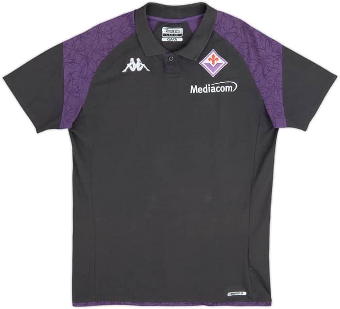 2020-21 Fiorentina Kappa Polo Shirt - 9/10 - (L)