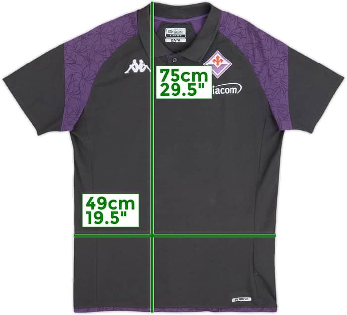 2020-21 Fiorentina Kappa Polo Shirt - 9/10 - (L)