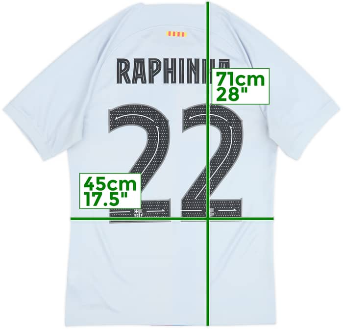 2022-23 Barcelona Third Shirt Raphinha #22 - 8/10 - (S)