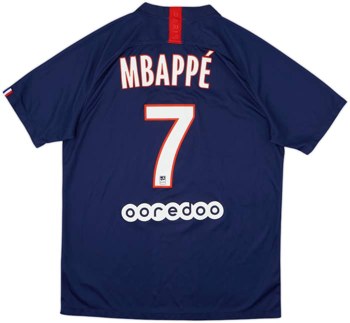 2019-20 Paris Saint-Germain Camiseta de local Mbappe #7 - 8/10 - (L)