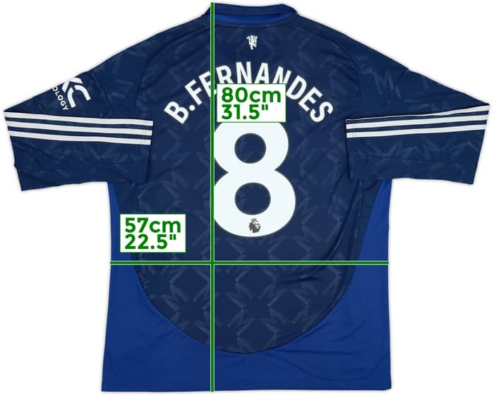 2024-25 Manchester United Camiseta Visitante B.Fernandes #8 - 10/10 - (XL)