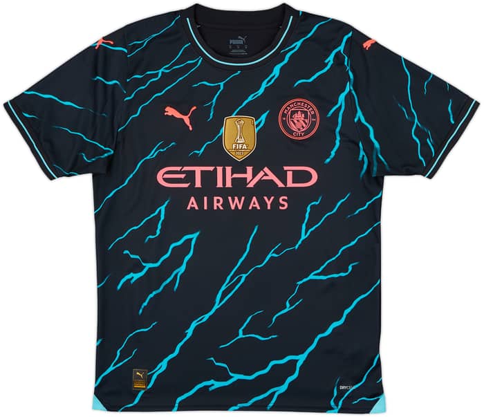 2023-24 Manchester City Third Shirt Haaland #9 - 10/10 - (M)