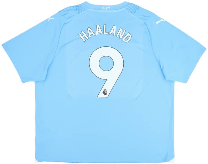 2023-24 Manchester City Home Shirt Haaland #9 - 10/10 - (3XL)