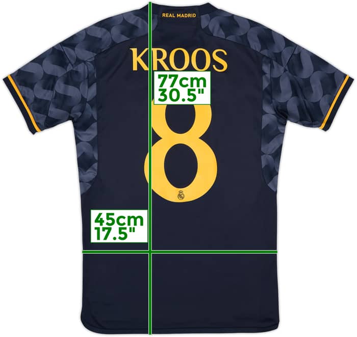 2023-24 Real Madrid Away Shirt Kroos #8 - 9/10 - (S)