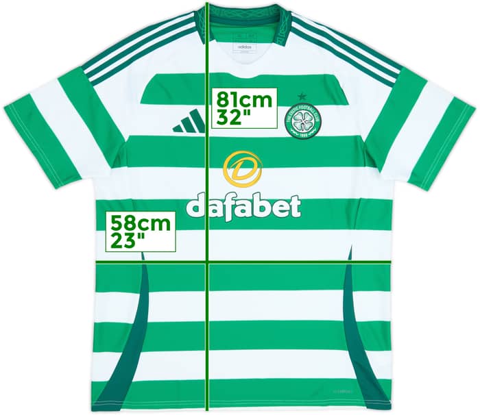 2024-25 Celtic Home Shirt - 10/10 - (XL)