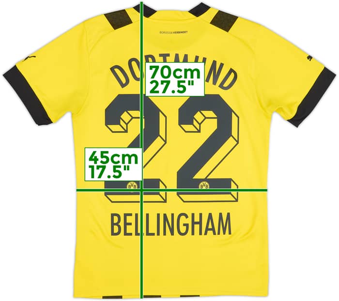 2022-23 Dortmund Camiseta Local Bellingham #22 - 8/10 - (S)