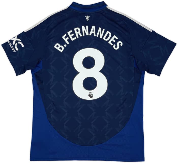2024-25 Manchester United Away Shirt B.Fernandes #8 - 10/10 - (L)