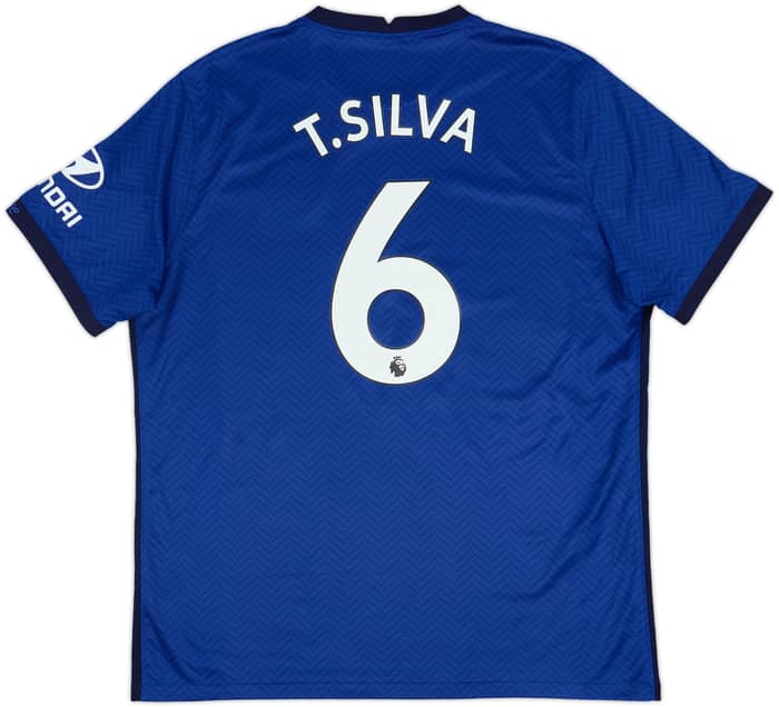 2020-21 Chelsea Home Shirt T.Silva #6 - 10/10 - (XL)