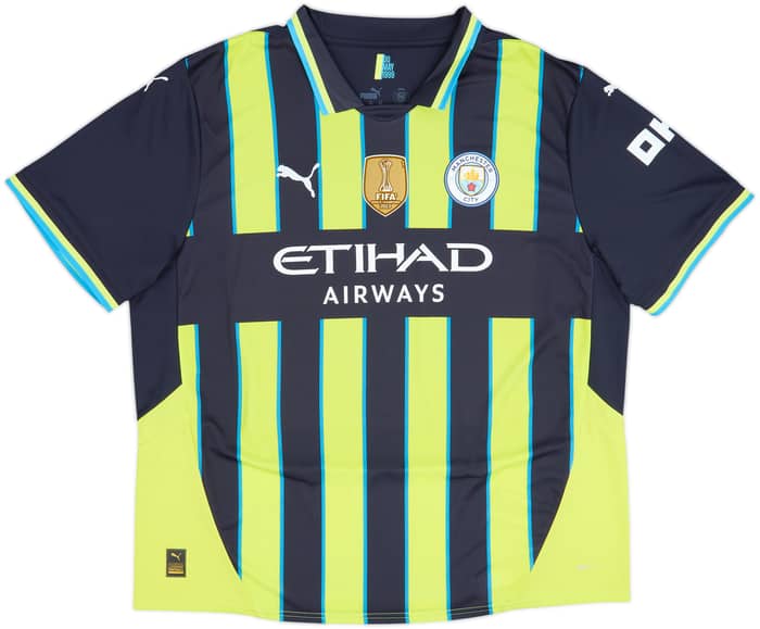 2024-25 Manchester City Away Shirt Haaland #9 - 10/10 - (XXL)