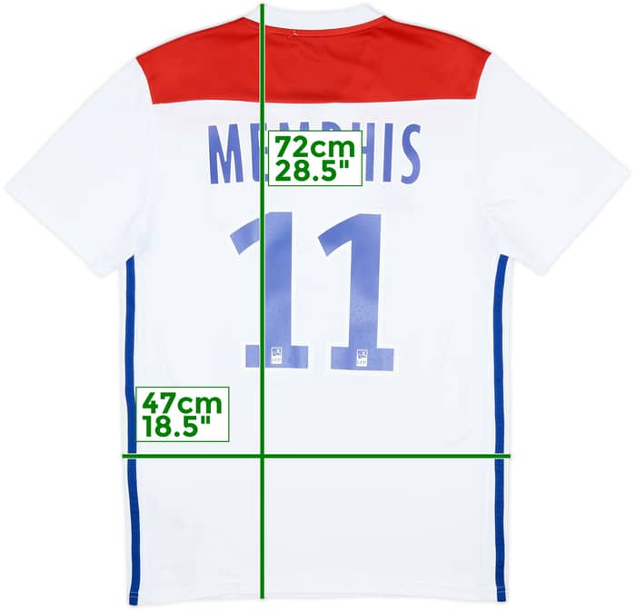 Camiseta de local del Lyon 2018-19 Memphis #11 - 6/10 - (S)