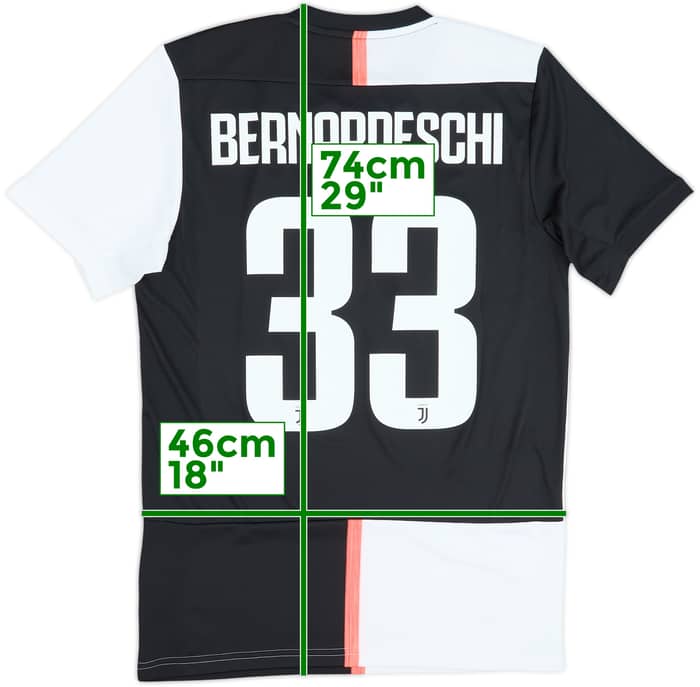 2019-20 Juventus Home Shirt Bernardeschi #33 - 6/10 - (S)