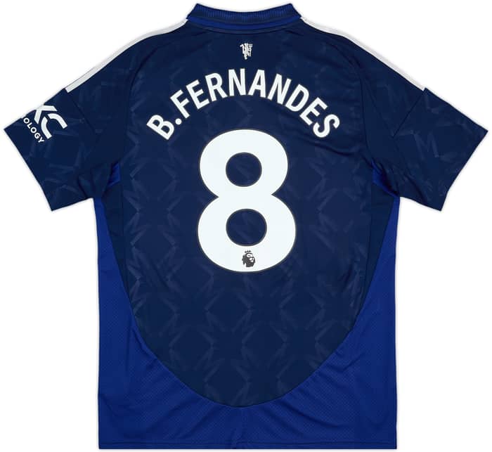 2024-25 Manchester United Away Shirt B.Fernandes #8 - 9/10 - (L)