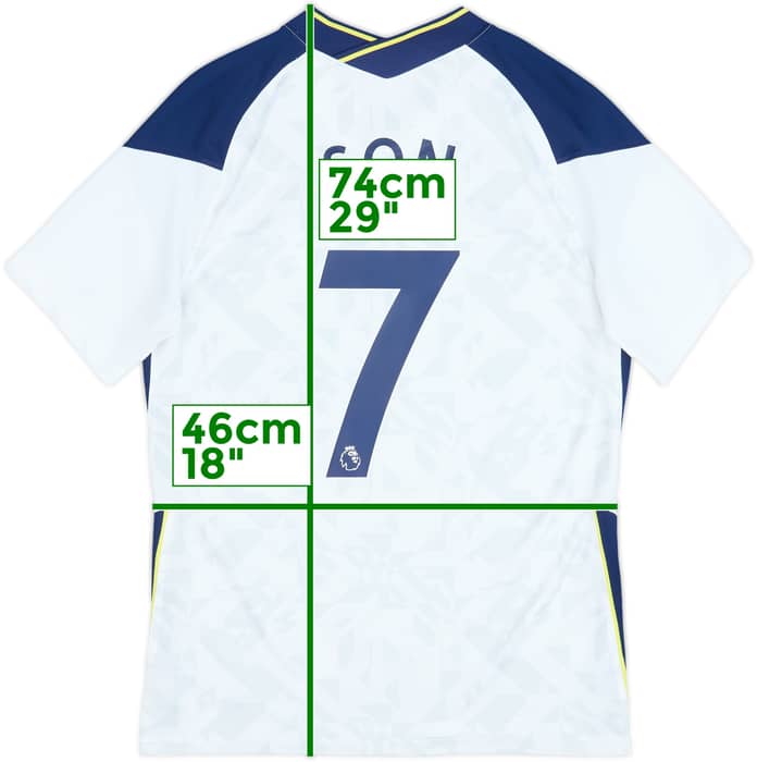 2020-21 Tottenham Home Shirt Son #7 - 10/10 - (M)